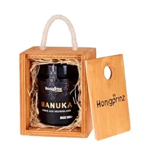 Honey gift set - 12 different varieties - 100% German honey 12 x 28 grams Try Set Honeyprinz Family beekeeping 28 g (12 Pack) - Geschenkset Manuka MGO300