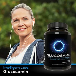 Triple Strength Glucosamine Sulfate Complex 1500mg with Boswellia Chondroitin MSM and Turmeric - Glucosaminkomplex, Kurkuma, Quercetin