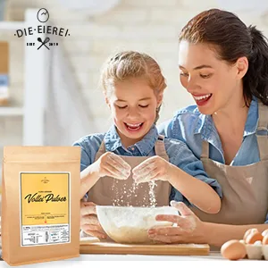 Protein vital full egg powder egg eggs regional Austrian outdoor eggs 800g + touch set power paper Doypack with zipper 800 g (1 Pack) - Familien Backen Jederzeit