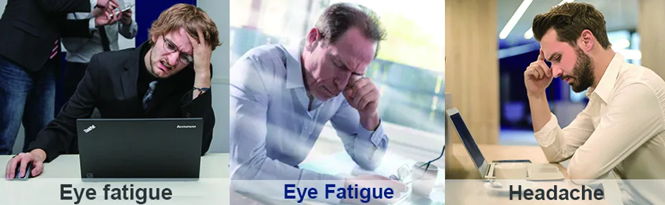 Suertree 3 Pack Blue light filter Reading glasses Computer glasses Tr90 Frame reader PC Gaming UV Blue Light Blasses Women Men 1.5x Dioptria BM511 3PC - anti eye fatigue