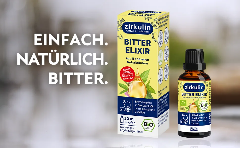Circular Bitter-Elixir-Bio bitter drops 50ml-bitter fabrics from 11 exquisite herbs 4-8: 1 extract-Hildegard von Bingen-vegan sugar-free-4 pack 50 ml (4 Pack) - product information 2