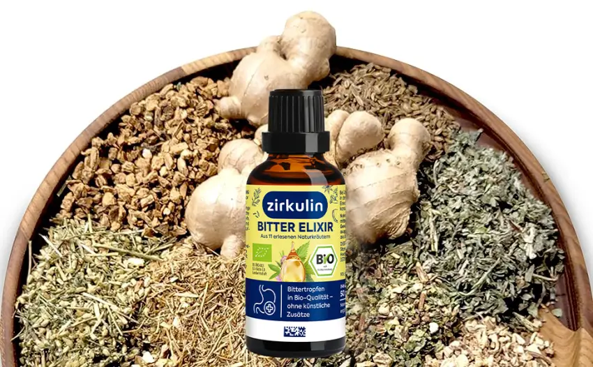 Circular Bitter-Elixir-Bio bitter drops 50ml-bitter fabrics from 11 exquisite herbs 4-8: 1 extract-Hildegard von Bingen-vegan sugar-free-4 pack 50 ml (4 Pack) - product information 6