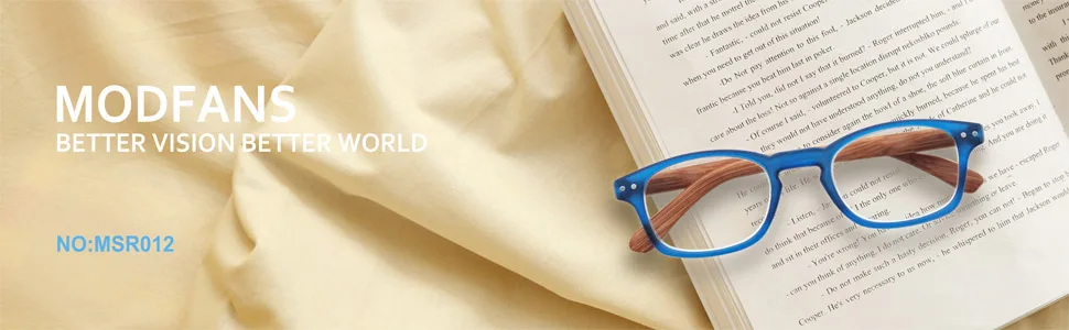 Modfans (4 pack) Reading glasses 2.0 men/women good glasses high quality comfortable rectangular wood effect great reading aid for men and women +2.00 mixed color - product information 1