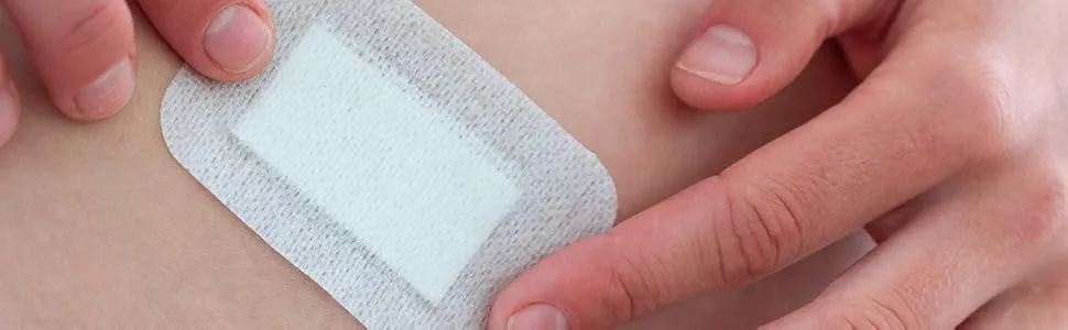 Plaster large sterile wound plaster 20x10 cm - wound dressing sterile plaster sensitive - 25 pieces individually packed - latex-free 20 x 10 cm - pflaster kinder, pflaster set, pflaster wasserfest, duschpflaster wasserfest, duschpflaster
