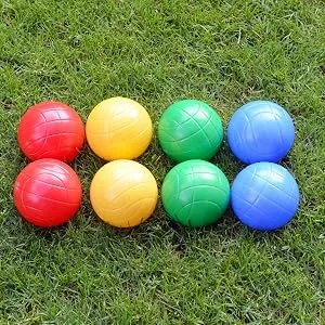 Boules Set with Carry Case 8-Piece 1 Multi-Color - strandspielzeug triominos klettballspiel pfeil und bogen gartenspiele leitergolf jenga