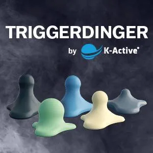 Triggerdinger by K-Active Middle Man |Triggerpunkt presser |Innovative massage device for self -treatment |Simply solve tension 1 piece (1 pack) - Triggerdinger by K-Active alle Modelle
