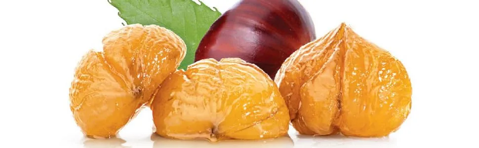 Pergamo Set Titiz peeled chestnuts 8x125 gr. Roasted sweet chestnuts Ready to eat Chestnuts Tender chestnuts (8x125g value pack) - maronen
