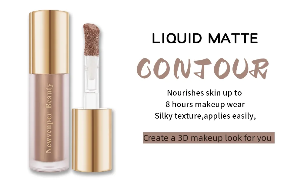 Contouring Stick with Brush Liquid Contour for the cheeks long-lasting and smooth Creamy formula Contour Wand 07 8 ml (1 pack) - product information 2