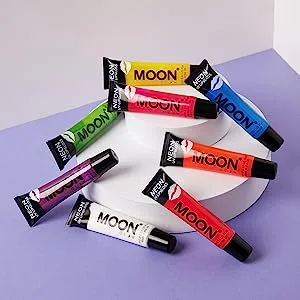 Moon Glow neon UV lipstick perfumed and glows bright under UV! (Red Strawberry 15 ml (1 pack)) - product information 4