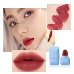 8 Pcs Mini Candy Matte Lipstick Set Velvet Lipstick Set Nonstick Cup Easy To Color Long-lasting Waterproof Swab Lipstick Makeup Gift Set - Matte velvet texture