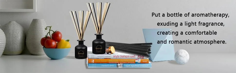 HOSSIAN 30cm Reed Diffuser Sticks Diffuser Sticks Reed Sticks Aroma Diffuser Sticks for Aroma Fragrance (60 Pack) - Ersatz-Nachfüllstäbchen11