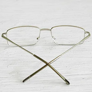 Eyekepper 3-Pack Reader Rectangular Spring Temple Large Metal Reading Glasses Men Gunmetal +3.50 - Rechteckige Feder Buegel grosse Metall Lesebrille