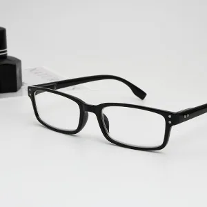 Eyekepper 4 Pack Classic Reading Glasses Rectangular Frame Men Women Black +4.00 4 Black 4.0 Diopters - Getönte Sonnenbrille zum Lesen