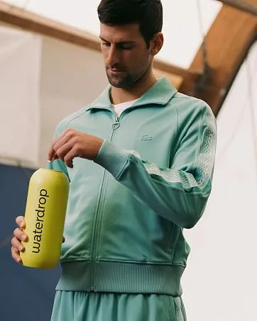 Waterdrop Microenergy Set |Energy drink - natural caffeine with B vitamins |36 Waterdrop drops cube powder |Taste for water without sugar and without preservatives - waterdrop-novak-djokovic