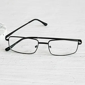 Eyekepper 3-Pack Reader Rectangular Spring Temple Large Metal Reading Glasses Men Black +2.50 - Getönte Sonnenbrille zum Lesen