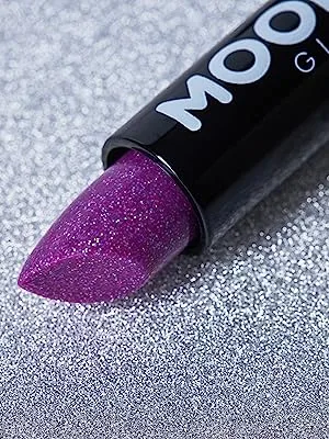 Moon Glow Neon UV Glitzer lipstick bright neon-colored lipstick shines under UV radiation (green 5 pieces (1 piece)) green 5 pieces (1 Pack) - product information 2