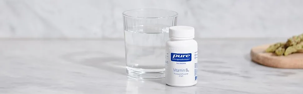 Pure Encapsulations - Vitamin B6-180 vegan capsules 41 g (1 pack) - Image1