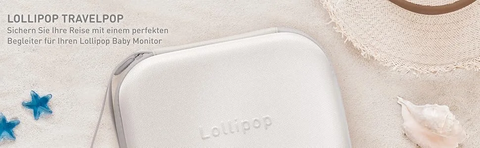 Lollipop Travelpop | Hard plastic protective case for Lollipop Baby Monitor and accessories - product information 1