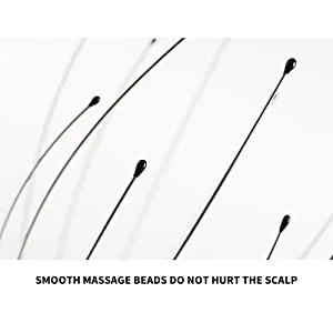 Phcomrich scalp massage devices 20 finger handheld head massage tools head scratches for deep relaxation hair stimulation and stress relief (2 pack silver) - product information 3