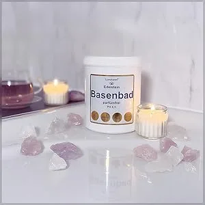 Base bath basic swimming salt for detoxification and deacidification full bath foot bath peeling 1500g Luminares gemstone base pool 1.5 kg (1 Pack) - Base