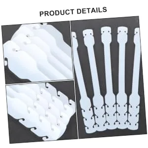 Gatuida 5 pcs rope adjuster ear strap holder headband earring mask the ear rope buckle makes mask strap buckle tightener straps. - product information 2