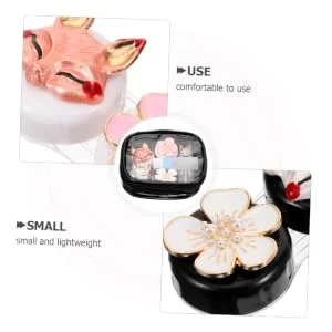 Gatuida 1 set contact lens container Storage box for tools for removing contacts Decorative contact lens box contact case Miss Blitz Plastic - product information 4