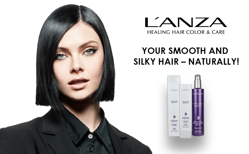 L'ANZA Healing Smooth Glossifying Conditioner 33.8 Fl Oz (Limited Edition) - LANZA SMOUTH