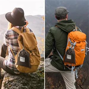 VORCOOL 4pcs Drawstring Bags Waterproof Nylon Storage Bag Size XS/S/M/L (Coffee) - 4 tück Kordelzugbeutel wasserdichte Nylon Aufbewahrungstasche Größe