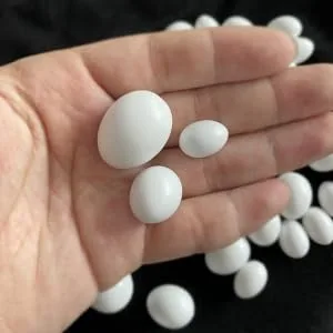 10Pcs Plastic Eggs Simulated Bird Eggs Parrot Cockatiel Eggs Bird Supplies for Racing Pigeons - product information 4