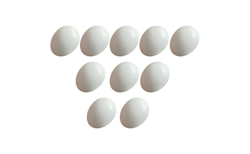10Pcs Plastic Eggs Simulated Bird Eggs Parrot Cockatiel Eggs Bird Supplies for Racing Pigeons - product information 5