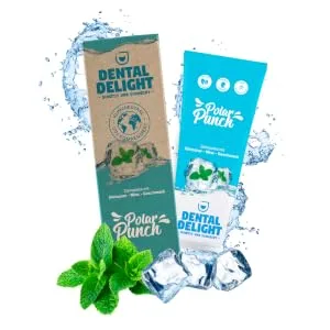 Dental Delight toothpaste - vegan toothpaste with taste - gums structure - tooth mousse - tooth paste (mint 75 ml (12 pack)) Mint 75 ml (1 Pack) - Dental Delight Polar Punch Zahnpasta 75ml die vielleicht leckerste Zahncreme der Welt