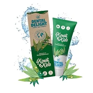 Dental delight toothpaste - vegan toothpaste with taste - gum structure - tooth mousse - tooth paste (activated carbon mint 75 ml (12 pack)) - Koala Kiss
