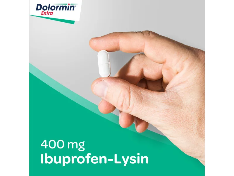 Dolormin Extra-quick help in pain-such as head tooth and regulation pain-with ibuprofen lysine-10 pieces 10 pieces (1 Pack) - Dolormin Extra