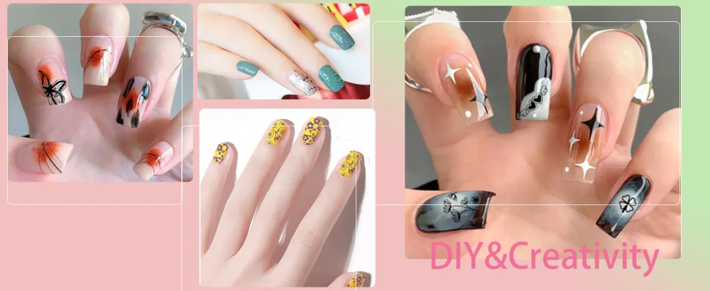 Biutee 12pcs nail stamping stencils plate set with storage bag Leaf/flower/animal/Love/Lace - product information 9
