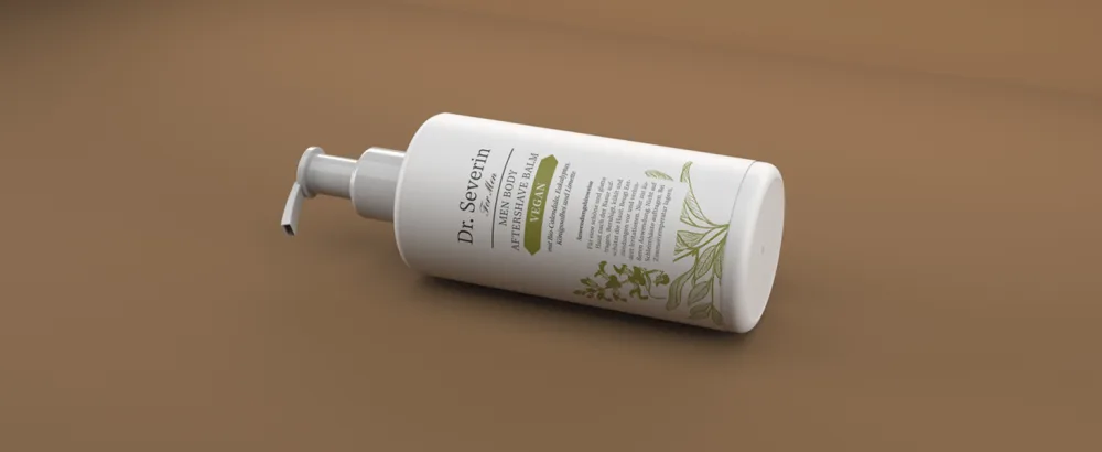 Dr. Severin Men Organic Vegan After Shave Balm | 300 ml pump dispenser - dr severin bio