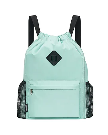 Wall backpack with cord sports bag with shoe compartment water-repellent string backpack cinch for women men (large orange) orange large L - Neu Eingetroffen