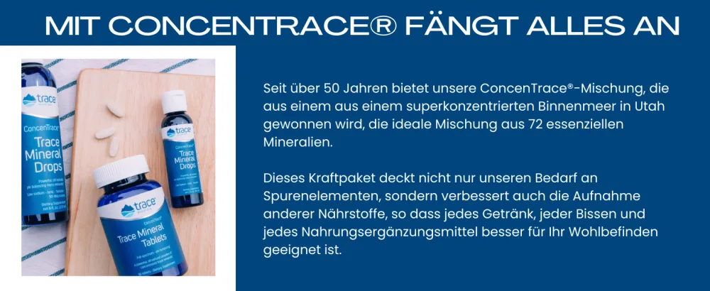 Trace minerals concentrace drop |72+ minerals ionic liquid magnesium chloride potassium |Low sodium content |Energy electrolyte hydration (237 ml x 2) |2 packages 237 ml (2 -person pack) - trace minerals concentrace longevity magnesium zink nahrungsergänzungsmittel