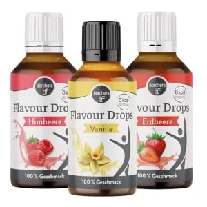 borchers Flavour Drops Strawberry | 0 calories | Liquid sweetener | For cooking and baking | For drinks | 30 ml - probierpaket Sommer