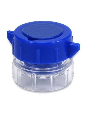 Medi-Inn tablet mortar blue | Tablet crusher for crushing tablets | with storage compartment | 1 piece 1 piece (1 pack) - Medi-Inn Tablettencrusher