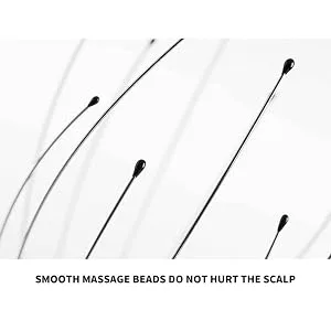 Phcomrich scalp massager set scalp massage device spider with 12 sensors for deep relaxation and stress reduction spa pull-out back scratch in the office and at home (2 packs) - Glatte Massageperlen.