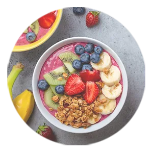 borchers organic a a powder | For drinks smoothies and muesli | From the acai berry | 80g - bowl