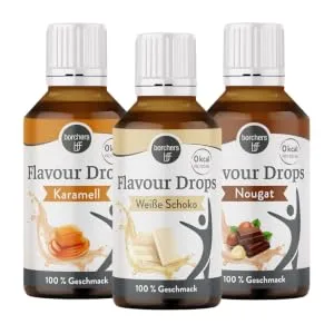 borchers Flavour Drops | Sample package "Bakery" | 0 calories | For cooking and baking | 30 ml - probierpaket schokolade borchers