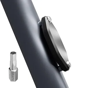Grapid bicycle bracket for Samsung SmartTag 2 bicycle bracket - universal holder - tracker for theft protection - accessories case - safety screws - splash -proof - Grapid Smarttag smart tag 2 smarttag2 Fahrrad Halter samsung galaxy android gps bike mount zubehör