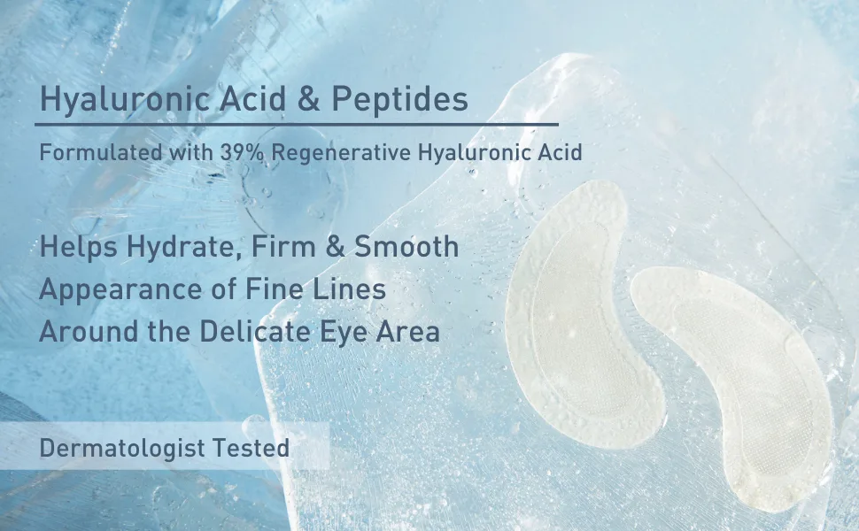 skyn ICELAND Dissolving Microneedle Eye Pads with Hyaluronic Acid & Peptides 1 Pair 2 pieces (1 pack) - 42 DE