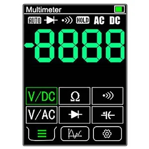 2 in 1 thermal imaging camera & digital test device with 10 800 pixels 20Hz image recording frequency thermal imaging cameras 4 000 COUNTS display multimeter function - product information 3