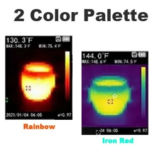2 in 1 thermal imaging camera & digital test device with 10 800 pixels 20Hz image recording frequency thermal imaging cameras 4 000 COUNTS display multimeter function - product information 7