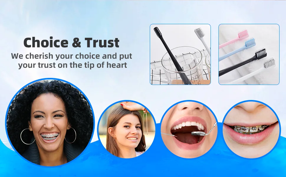 Y-key orthodontic toothbrush V-shape soft bristle 4 packs (color-sorted color not selectable) very soft toothbrush toothbrush 4 pieces (1 Pack) - product information 7