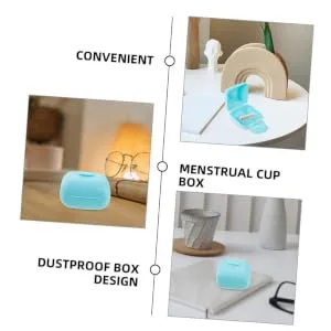 Gatuida 2st Storage SBOX for menstruation cups cup holder from the time cup case from the time menstrual cup box protection box outside - product information 5