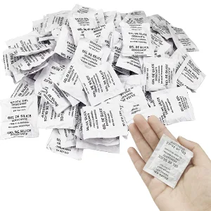 100 Packs Silica Gel Desiccant Silica Moisture Desiccant Desiccant for Clothes Pantry Kitchen (3g/Pack) - product information 11