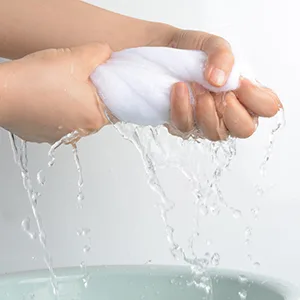 Microfiber facial cleaning towels 30x30cm make -up removered cloth - washable and reusable Microfiber make -up towel white 1 piece (6 Pack) - strapazierfähig